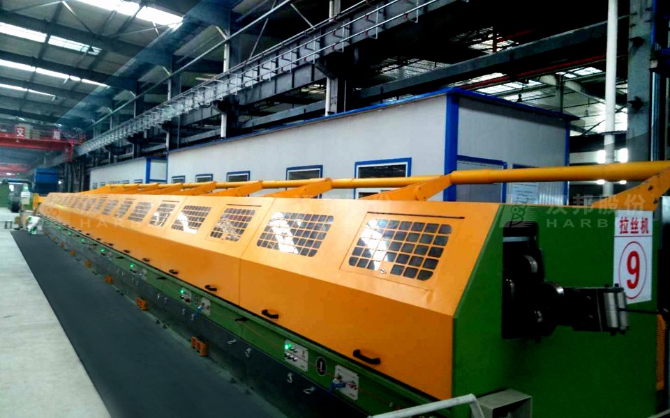 Dry wire drawing machine